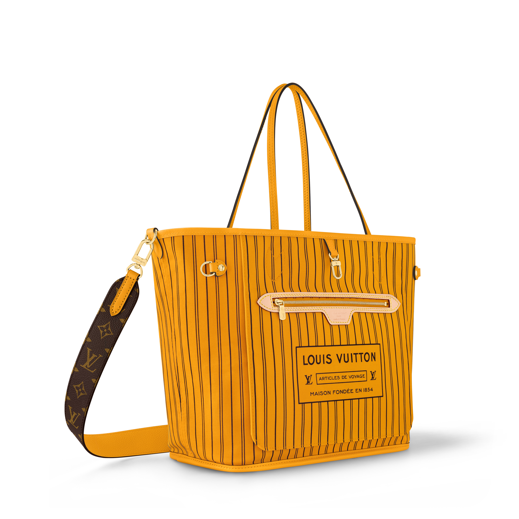 Louis Vuitton イエロートートバッグ　即日発送 Neverfull Bandoulière Inside Out MM Monogram - Handbags | LOUIS